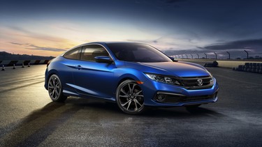 The 2019 Honda Civic Coupe.