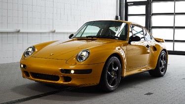 Project Gold is a fully restored Porsche 993 Turbo S