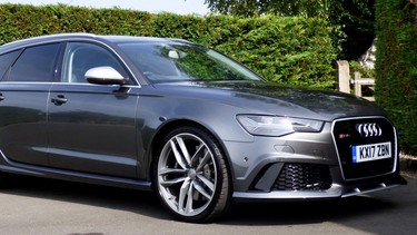 A 2017 Audi RS 6 wagon formerly belonging to Prince Harry.