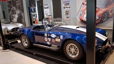 One of the Cobras in Angelo Paletta's Burlington, Ontario-based Ford collection, which he houses in the 'Car Cathedral'