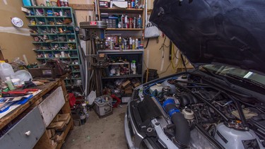 An example of a home garage.