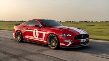The 2018 Hennessey Heritage Edition Ford Mustang.