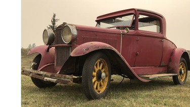 Purchased by Marthinus Goosen just a few weeks ago, this 1930 Nash is now in his garage near Calgary where he plans on performing a mechanical restoration. He’ll leave the rest of the car in its timeworn patina.