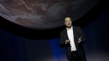 SpaceX and Tesla Motors founder Elon Musk speaks during the 67th International Astronautical Congress in Guadalajara, Mexico, Tuesday, Sept. 27, 2016.
