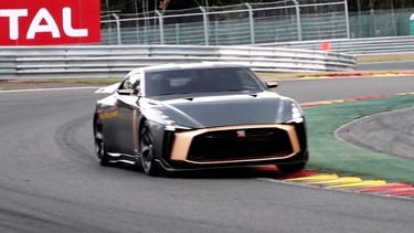 The Nissan GT-R50 at Spa-Francorchamps.