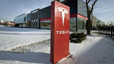 Tesla's Lawrence Avenue East location, Thursday January 23, 2014.