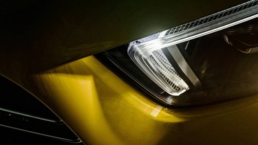 A teaser image of the Mercedes-AMG A35.
