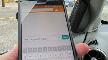 A poll by the Canadian Automobile Association found that 33 per cent of Canadians admit they have texted while stopped at a red light in the last month. Texting while driving is a leading cause of injury on the road, according to the OPP.