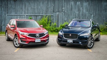 2019 Acura RDX vs. 2018 Jaguar F-Pace