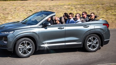 A one-off Hyundai Santa Fe convertible commissioned by the company's Australian arm.