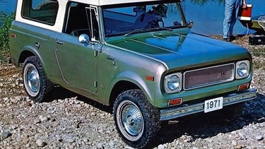 An International Harvester Scout