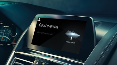 BMW's Intelligent Personal Assistant will combine voice commands with AI to let drivers ask their car basically any question and have it react.