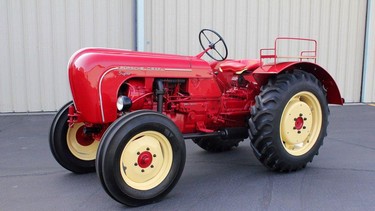 A Porsche tractor, designed by the company founder (but not built by Porsche itself) from 1956 through 1963.