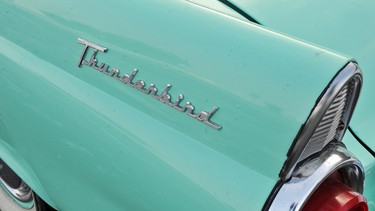 A 1955 Ford Thunderbird