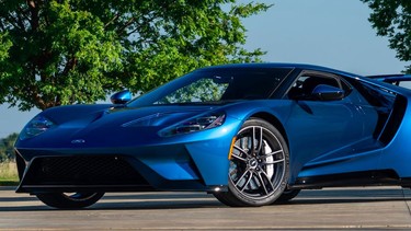 John Cena's 2017 Ford GT, VIN #77, ahead of its auction by Mecum.