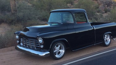 Bob Spragg bought this 1955 Chevrolet Cameo truck in 2005, and began building it up in 2010.