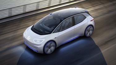 The first all-electric vehicle to be produced by volkswagen.