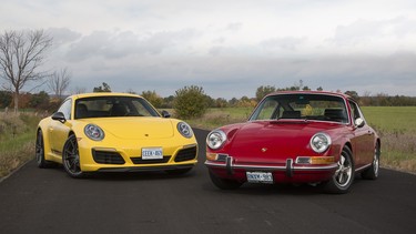 2018 Porsche 911T and 1969 Porsche 911T