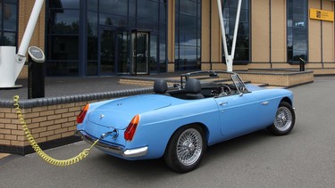 British firm builds all new MGB EV out of brand new body panels