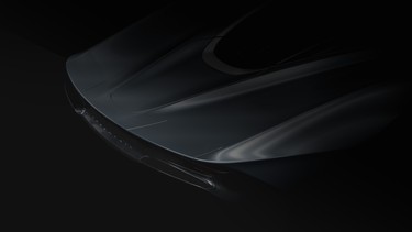 A teaser image of the McLaren Speedtail