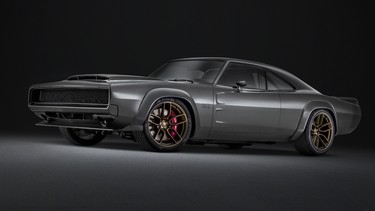 The 1968 Dodge “Super Charger” Concept, revealed on October 30, 2018, at the Mopar SEMA Show press briefing in Las Vegas, is the perfect package for highlighting the new “Hellephant” 426 Supercharged Mopar Crate HEMI® Engine and Kit.