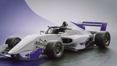 A Formula 3-type car like the type to be used in the new W Series
