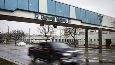 The Oshawa's General Motors car assembly plant in Oshawa, Ont., Monday Nov 26 , 2018.