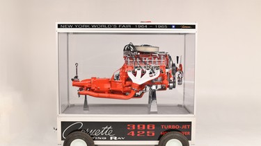 396 Corvette engine cutaway comes up for sale at the Barrett Jackson Scottsdale auction