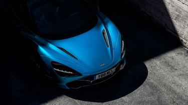 A teaser image of McLaren's newest model