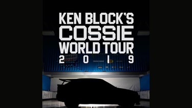 Ken Block is rebuilding his Escort Cosworth
Rolled and burned car to make a comback