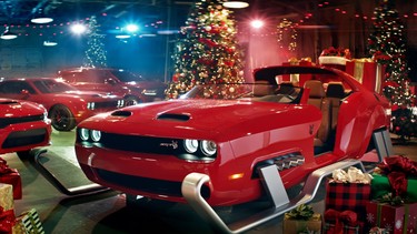 2019 Dodge Challenger Hellcat Redeye Santa Sleigh