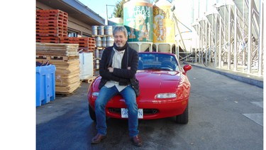 Eli Gershkovitch and the 2001 Mazda Miata he got back after he ‘lent’ it to his parents for more than two decades.