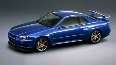 A 1999 Nissan GT-R V-Spec R34