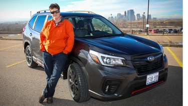Chelsea Turnbull with the 2019 Subaru Forester.