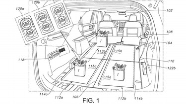Ford Patents Conveyor Belt cargo area for three-row SUVS