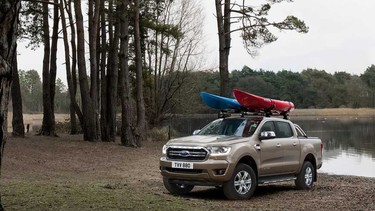 A 2019 European-spec Ford Ranger pickup