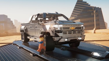 Chevrolet introduced new television, social media and movie theater ads today featuring a LEGO® brick mini-build of the 2019 Silverado 1500 High Country and characters from the new big-screen animated adventure “The LEGO Movie 2: The Second Part,” in theaters February 8.