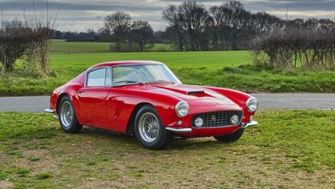 A 1963 Ferrari 250 GT SWB sold by Gooding & Co. for more than US$7 million in January 2019