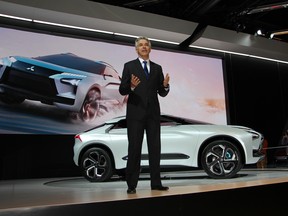 Vincent Cobee, Mitsubishi director of global planning at the 2019 Montreal auto show