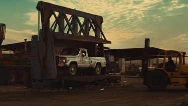 watch jeep destroy an inoperable 1963 gladiator in its video called “crusher.”