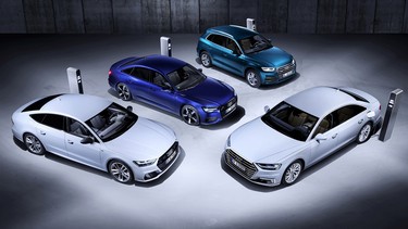 Audi's new plug-in hybrid models for 2019, the Q5, A6, A7 and A8