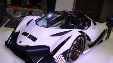 The Devel Sixteen at the 2019 Canadian International Auto Show in Toronto.