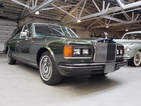 A 1987 Rolls-Royce Silver Spur once used by Princess Diana.