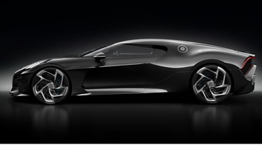 The one-off Bugatti La Voiture Noir