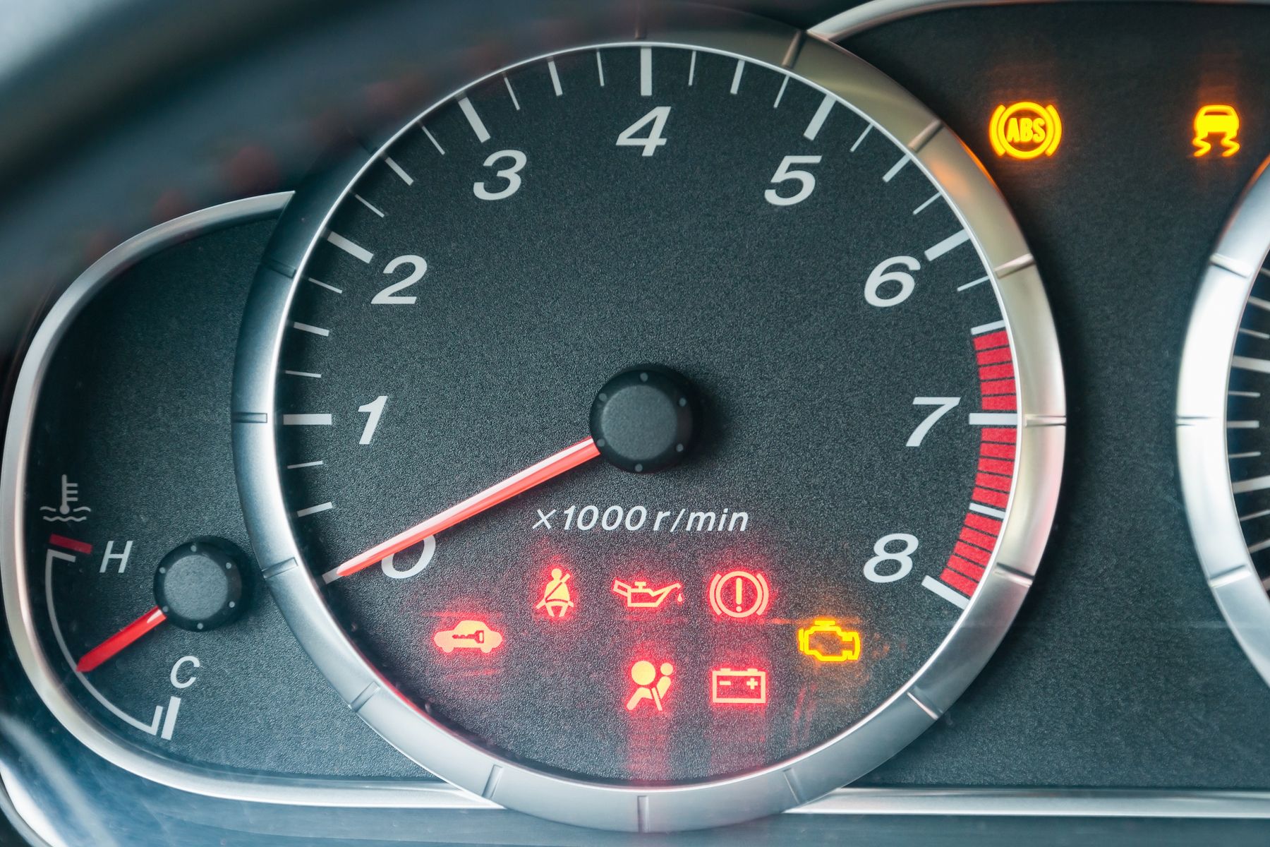 Warning gauges in a on sale vehicle