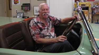 Rob Melle with his 1934 Ford coupe utility ‘ute’ street rod.