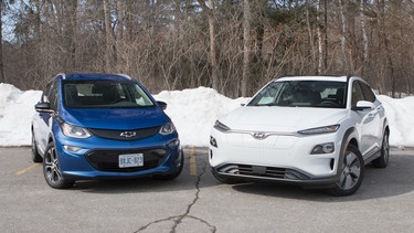 2019 Chevrolet Bolt vs 2019 Hyundai Kona EV