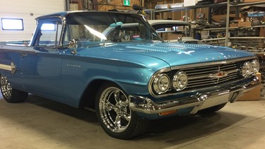 Painted Electric Blue, a colour used on the 2005 Mini Cooper, Don MacLeod’s El Camino was finally finished late in 2018 — 35 years after he initially bought the project car.