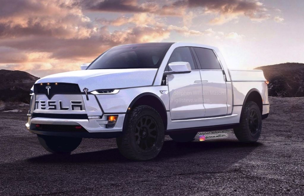 A fan created a rendering for a Tesla pickup truck, and it’s awesome ...