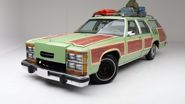 A replica of the Wagon Queen Family Truckster from "National Lampoon's Vacation"